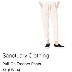 Sanctuary pull on trooper pants